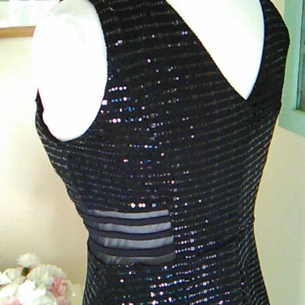 Enfocus Studio Black Sequin Dress - Picture 4 of 15